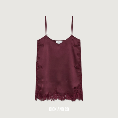 Lace spaghetti top