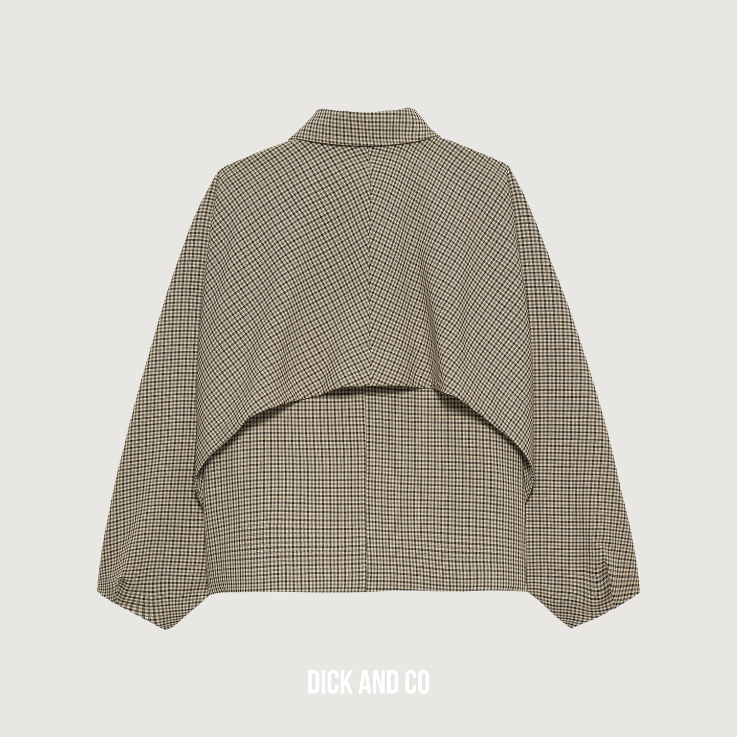 Check cape jacket (2504022410)
