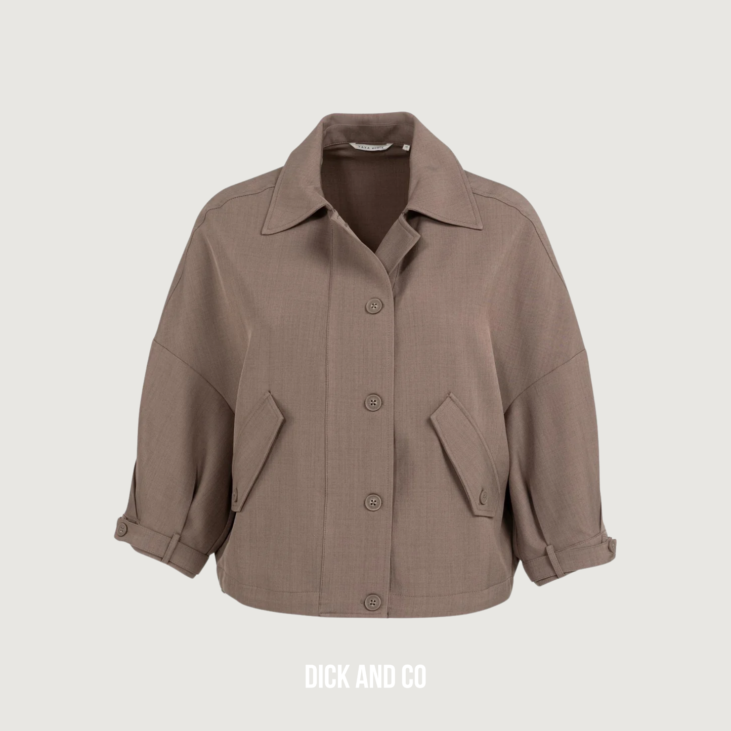 Blousejack met klepzakken