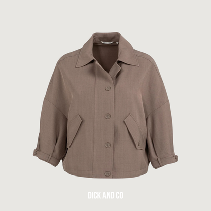 Blousejack met klepzakken