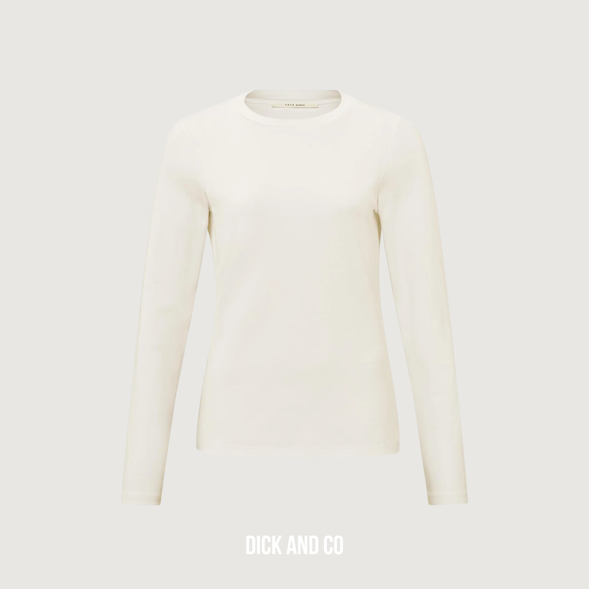 Shirt met ronde hals
