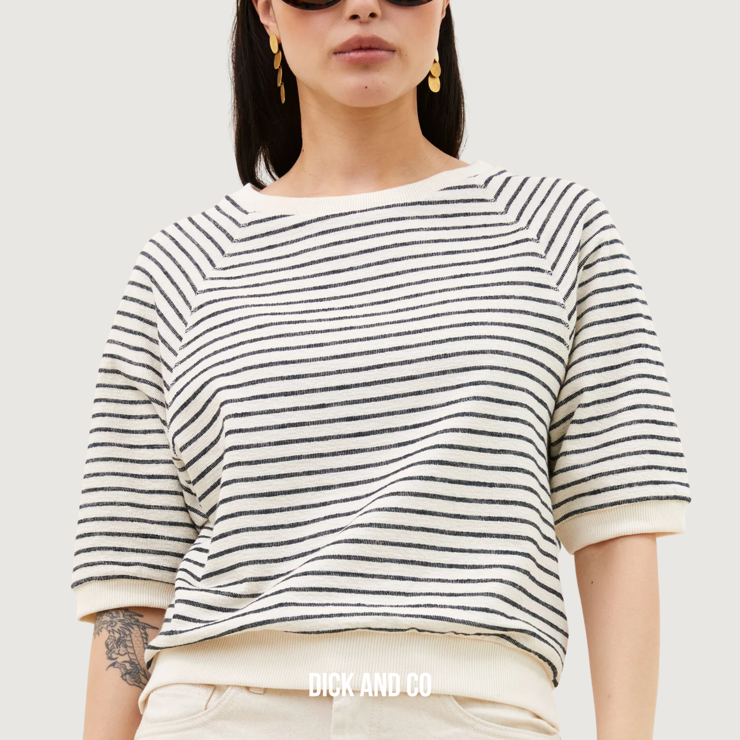 Neva Heavy Jersey Stripe top