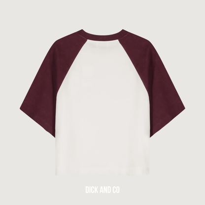 Baseball contrast t-shirt