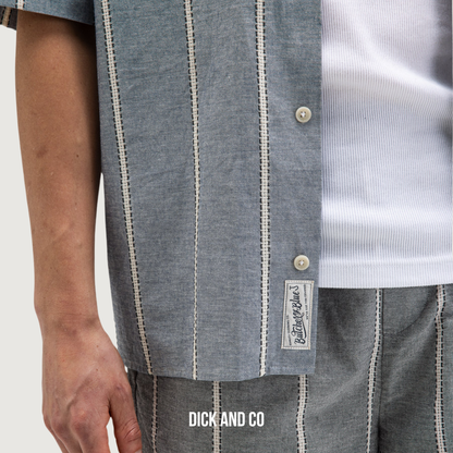 Quinn Linen Stripe shirt