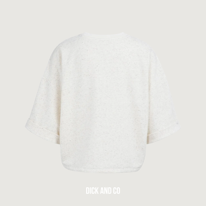 Sweater met omgeslagen mouwen