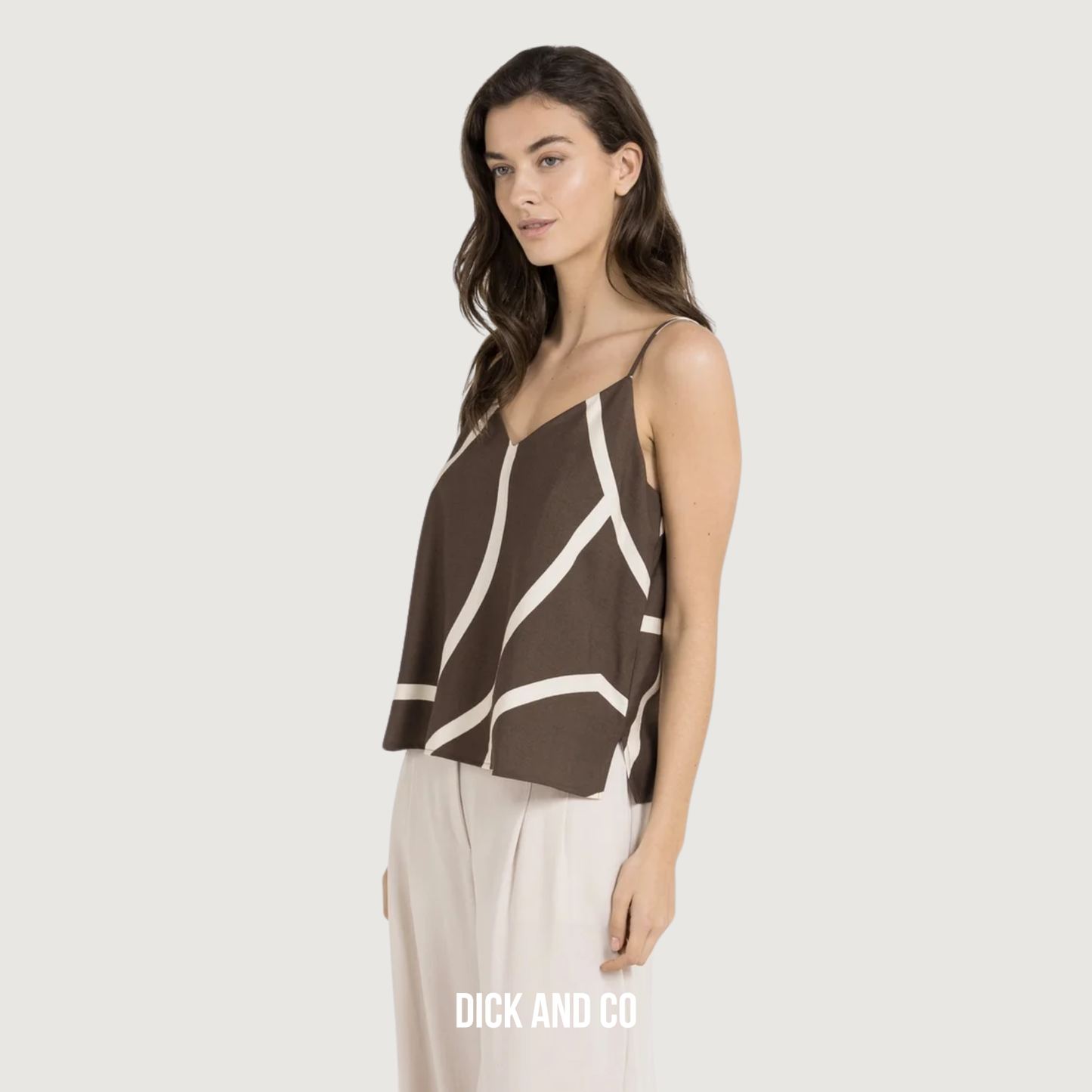 Singlet met print