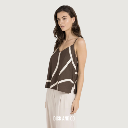 Singlet met print