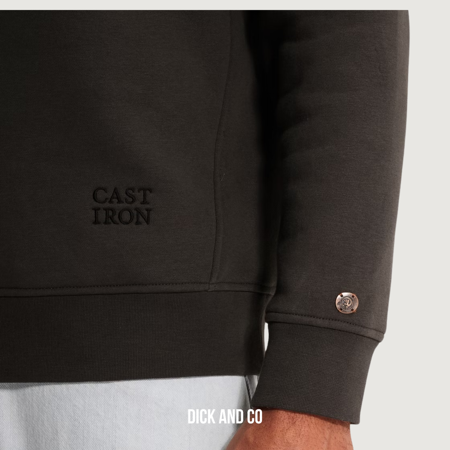 Sweatshirt met back artwork