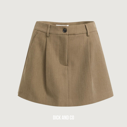 Mini skort met plooidetail