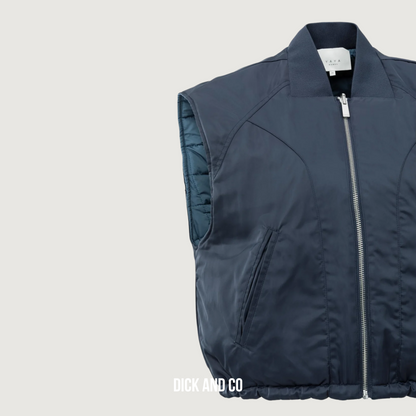 Omkeerbare gewatteerde bodywarmer (02-021005-508)