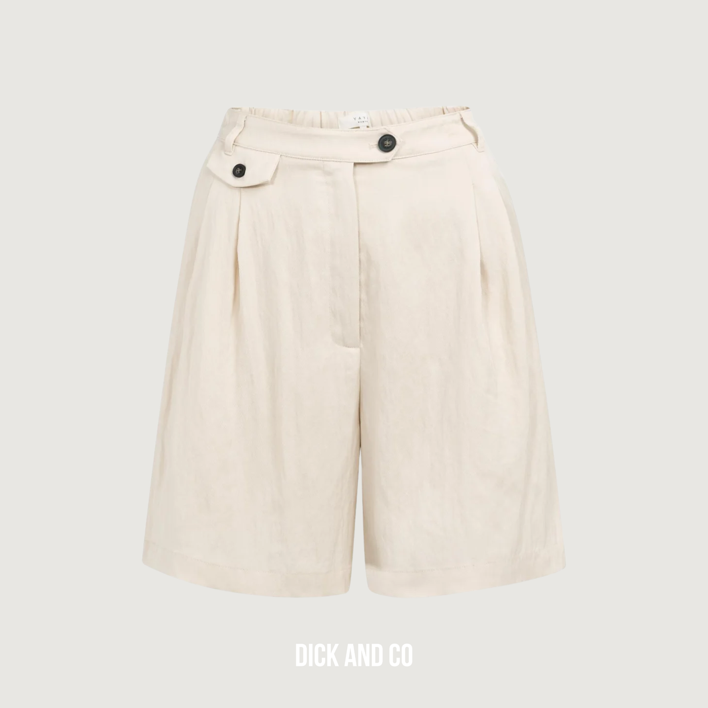 Geweven bermudashort