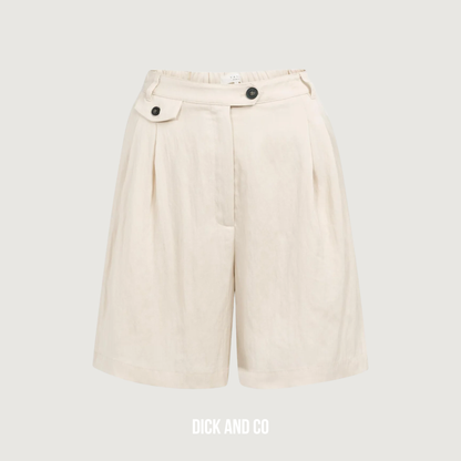Geweven bermudashort