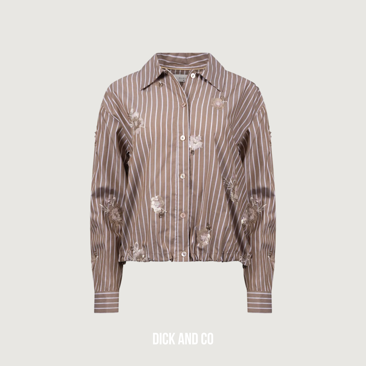 Newport blouse Stripe Flower