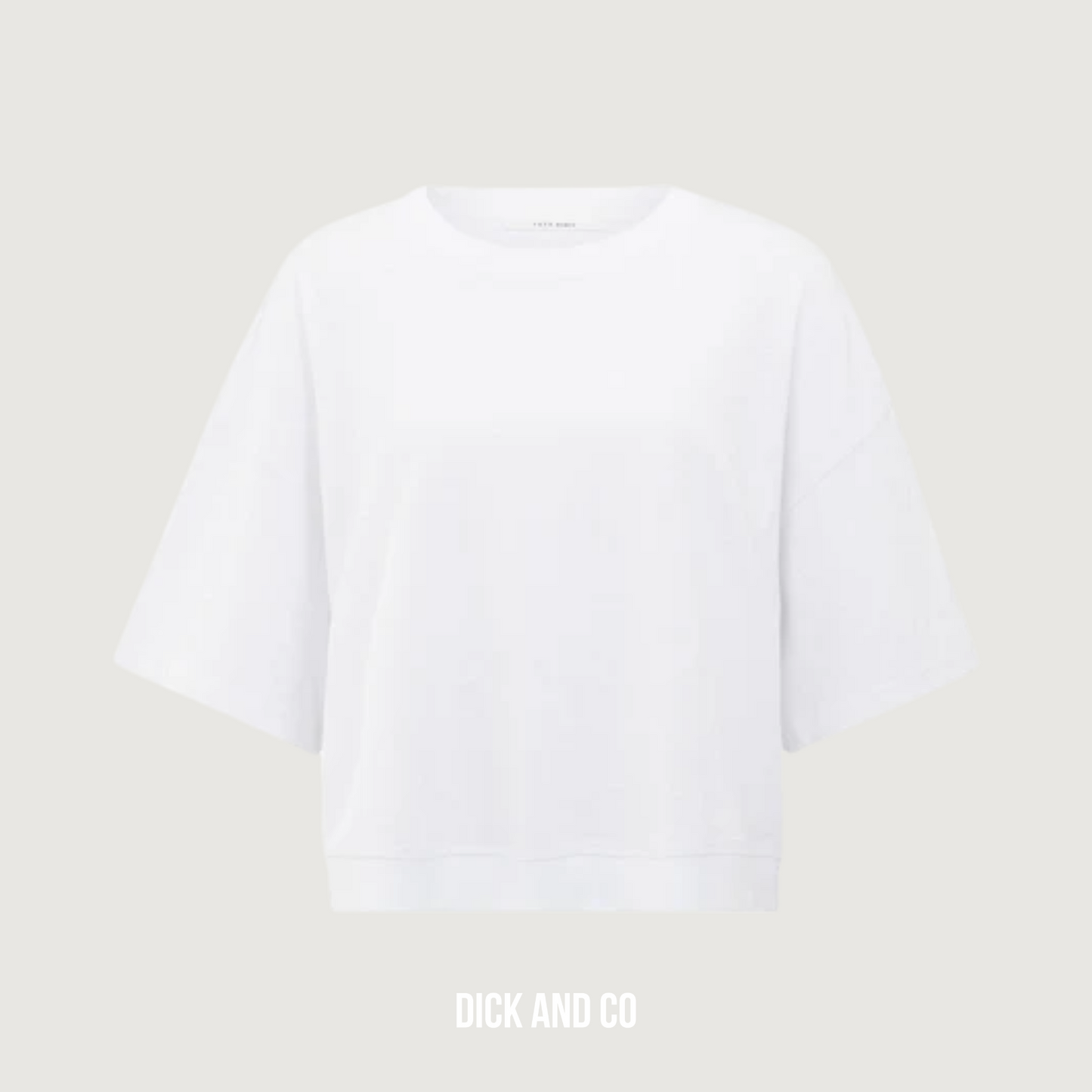 T-shirt gemêleerde textuur (01-109089-506)