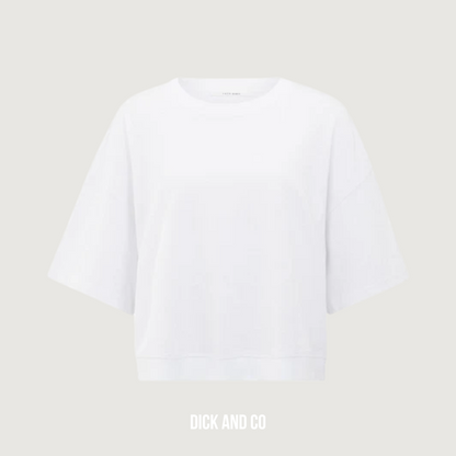 T-shirt gemêleerde textuur (01-109089-506)