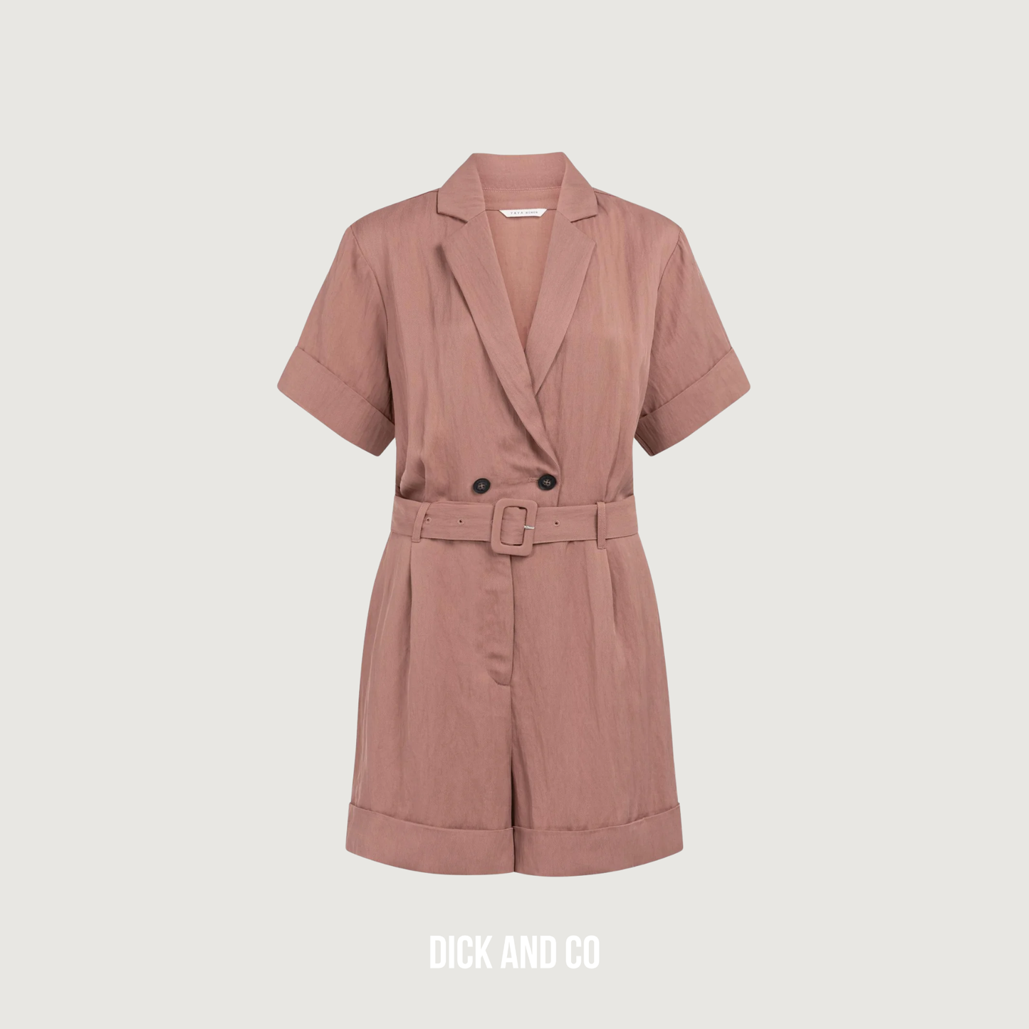 Playsuit met dubbele knopen