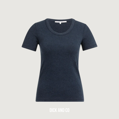 T-shirt met ronde hals