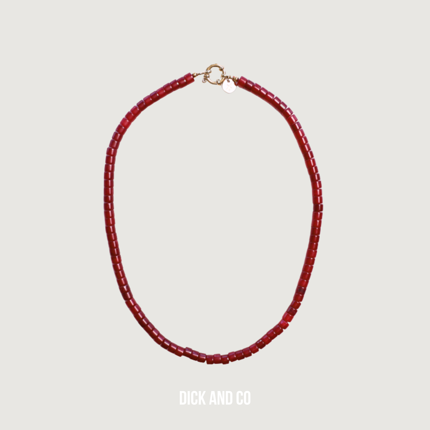 Moos Burgundy Necklace