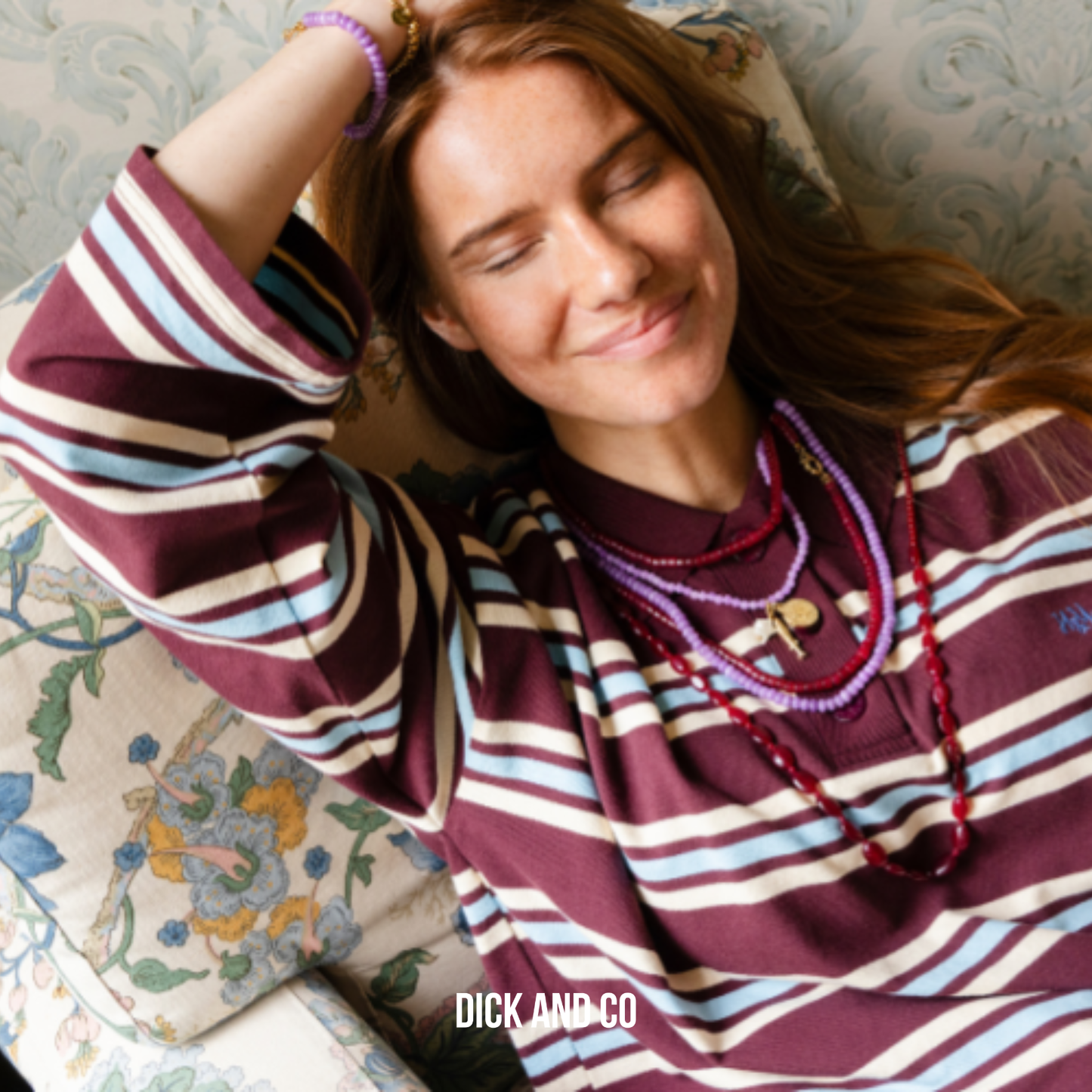 Moos Burgundy Necklace