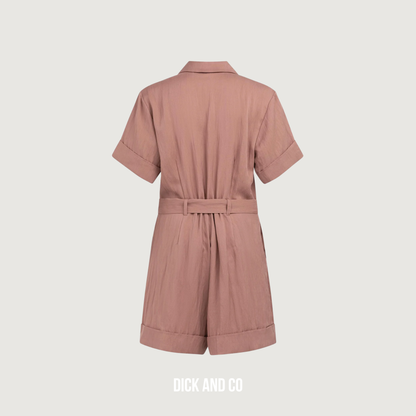Playsuit met dubbele knopen