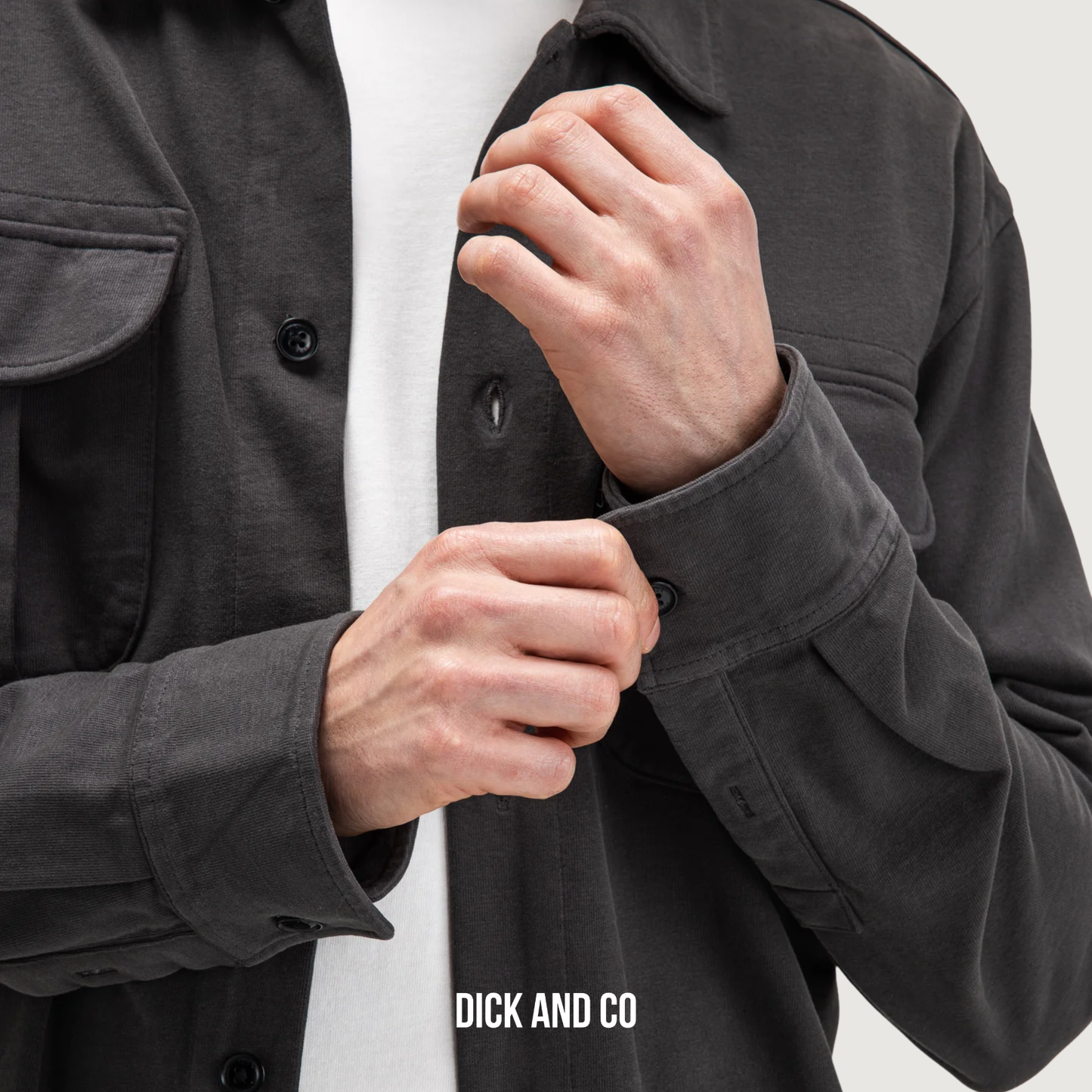 Phil Peached Jersey Overshirt