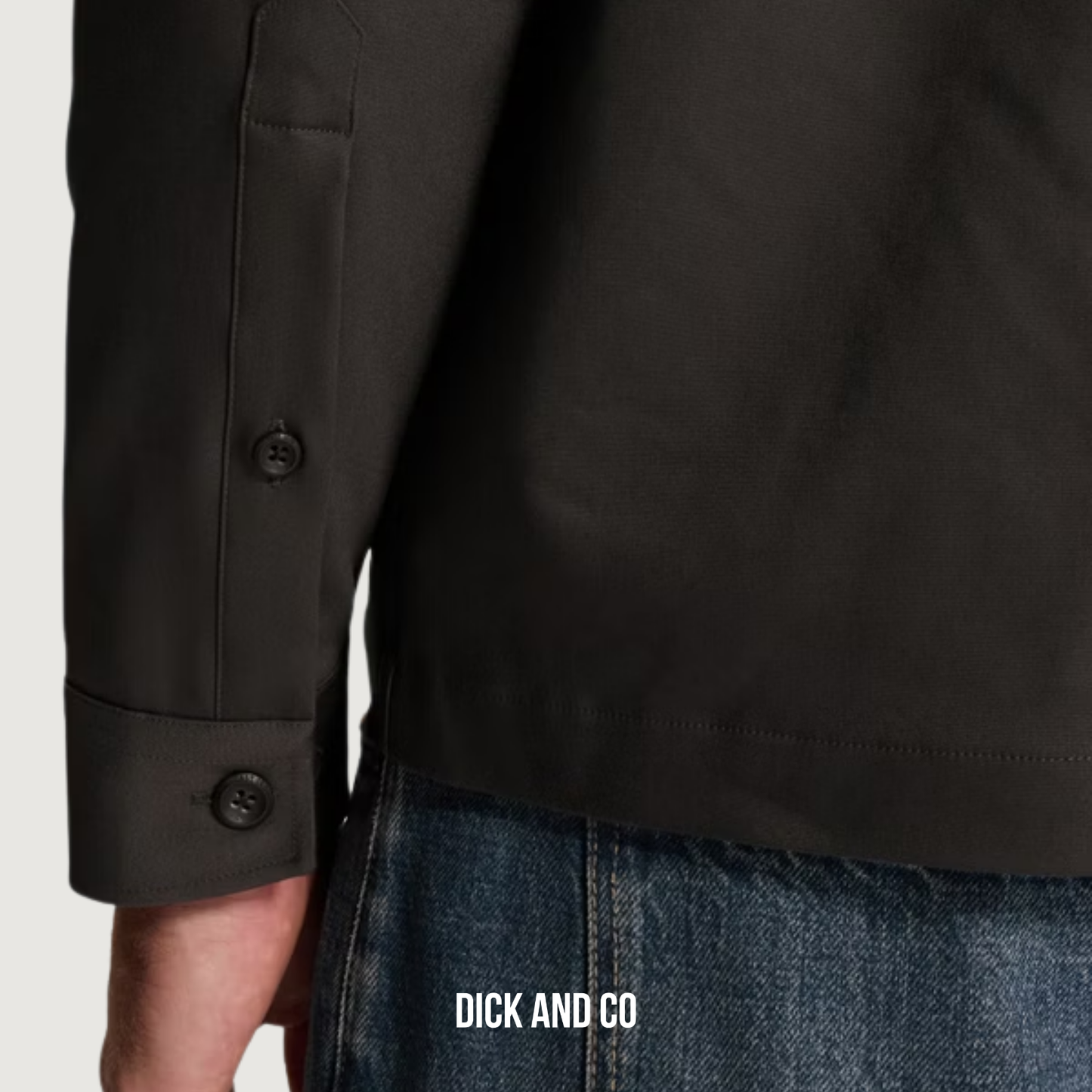Overshirt met borstzakken en ritssluiting