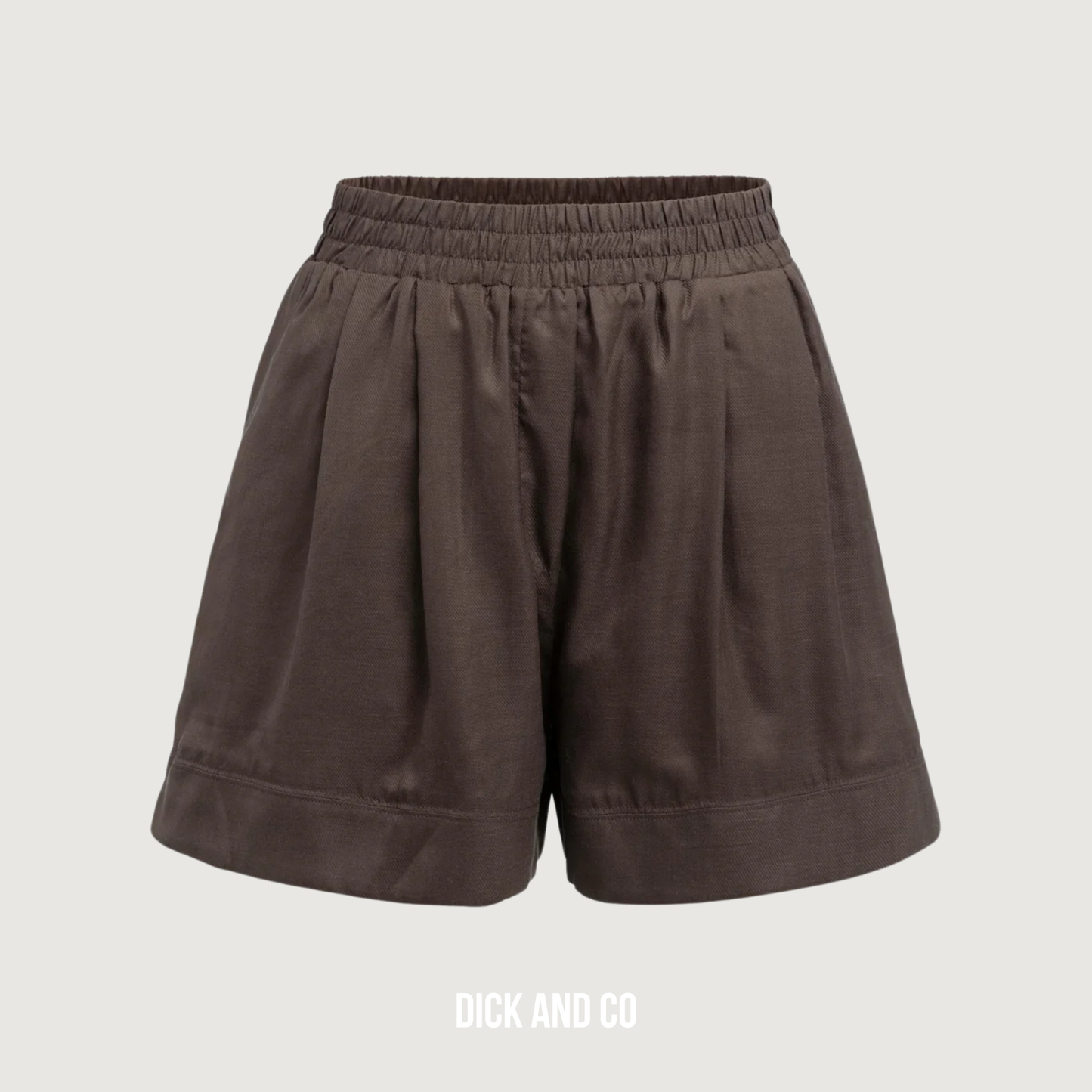 Short met hoge taille en elastische band