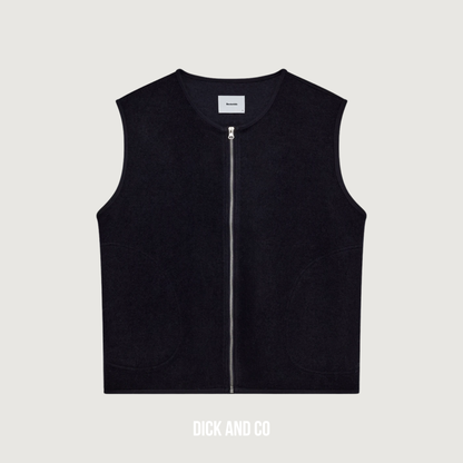 Kian Boiled wool vest