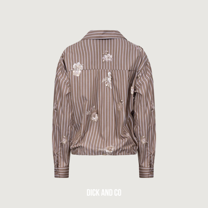 Newport blouse Stripe Flower