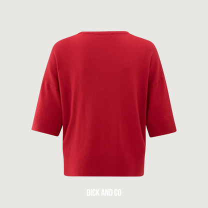 Oversized fijngebreid T-shirt (01-000454-507)