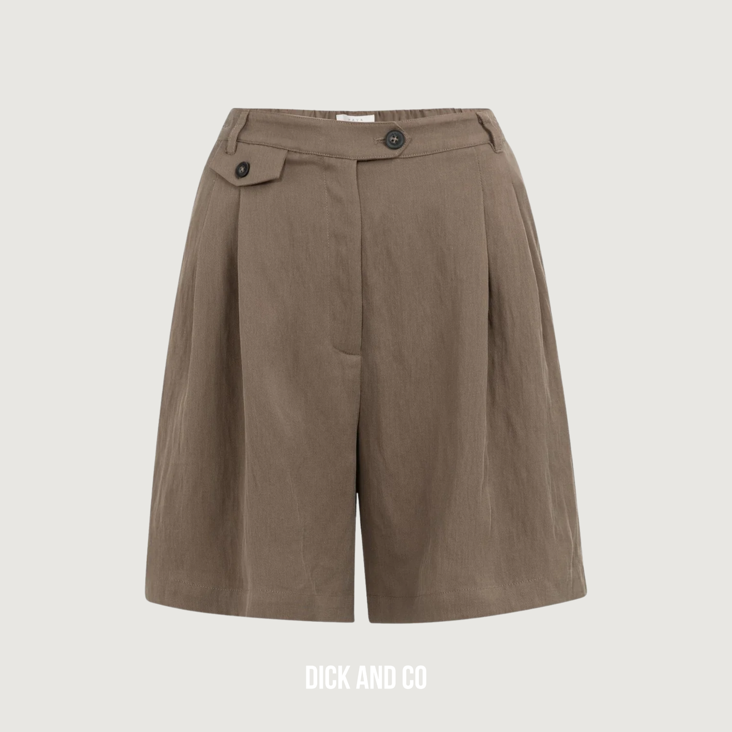 Geweven bermudashort
