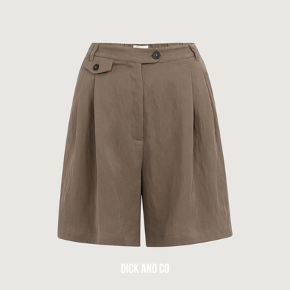 Geweven bermudashort