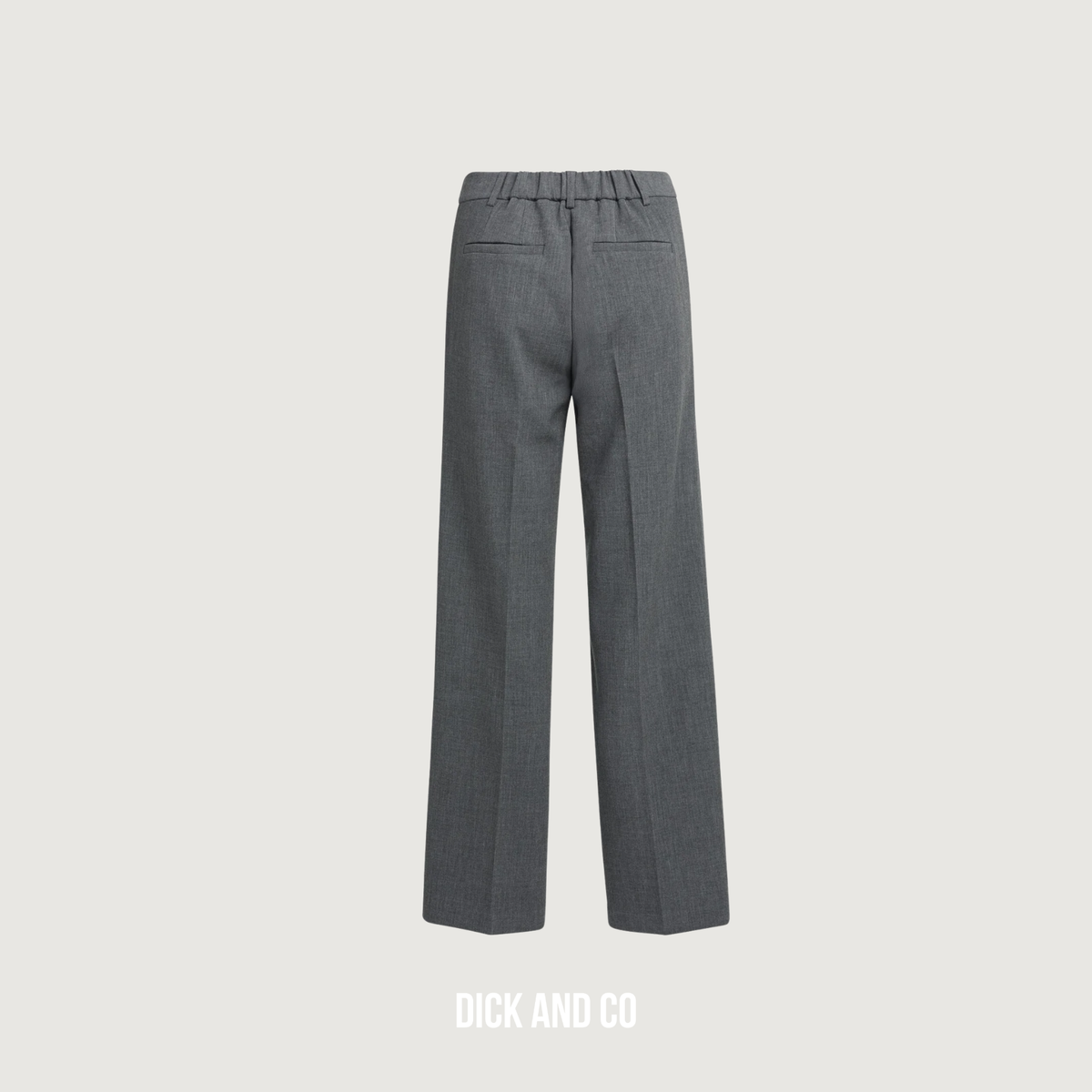 Geweven pantalon met rechte pijpen