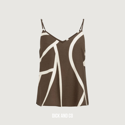 Singlet met print