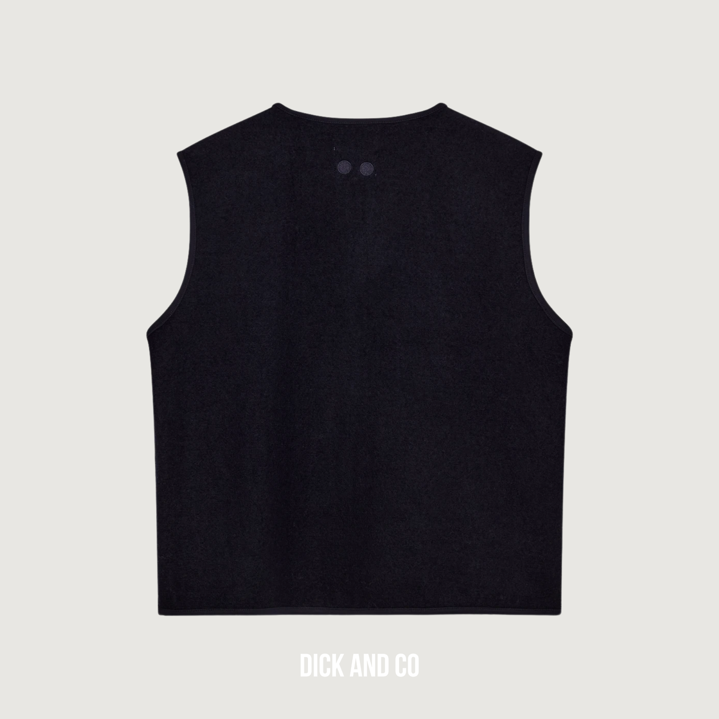 Kian Boiled wool vest