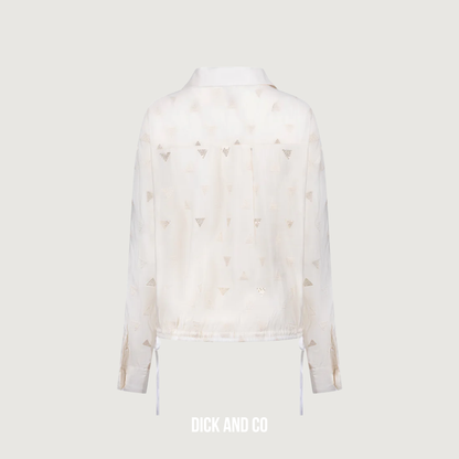 Ally blouse Square Embroidery