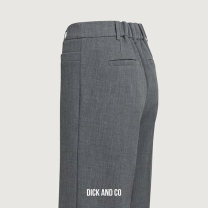 Geweven pantalon met rechte pijpen