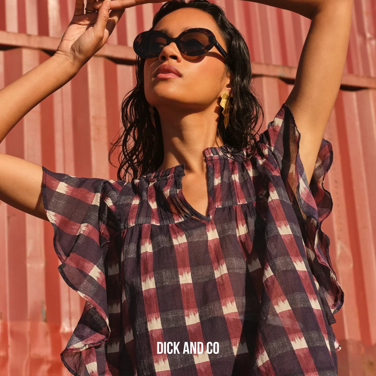 Danee ikat blouse