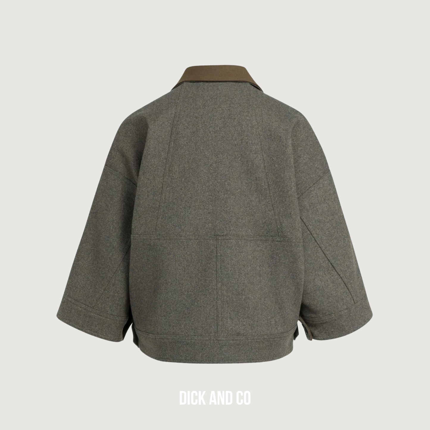 Oversized wollen jack