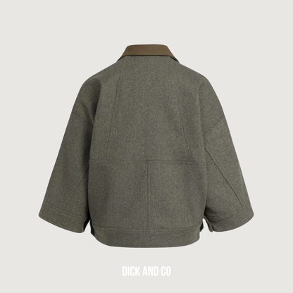 Oversized wollen jack