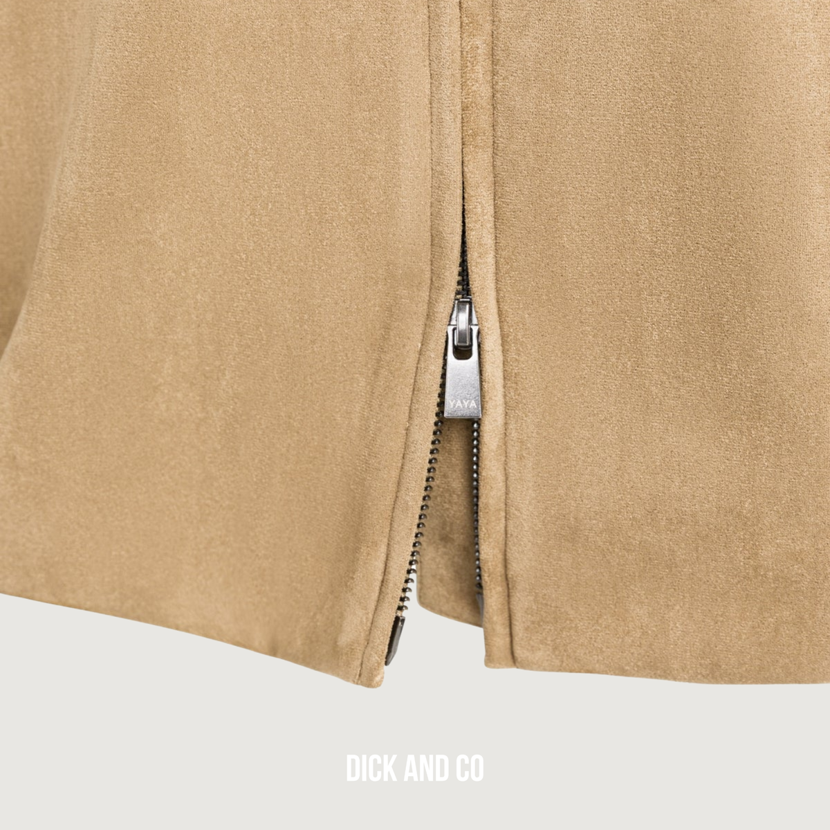 Oversized suede jasje met korte mouwen