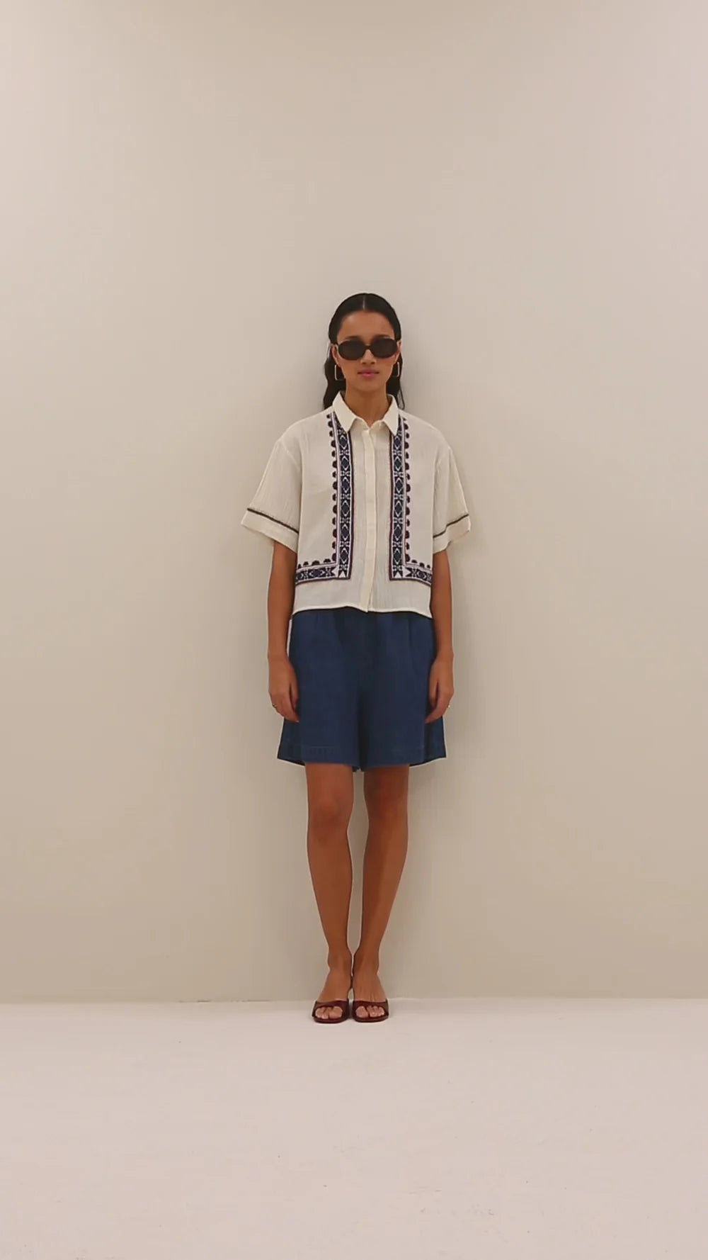 Jela Embroidery blouse