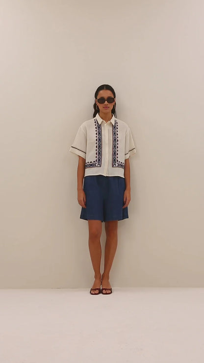Jela Embroidery blouse