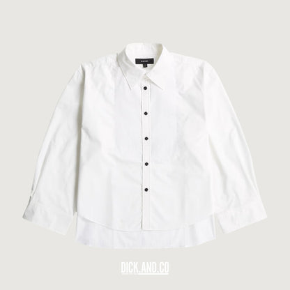 G-STAR Smoking shirt in Wit, vrijstaand vooraanzicht