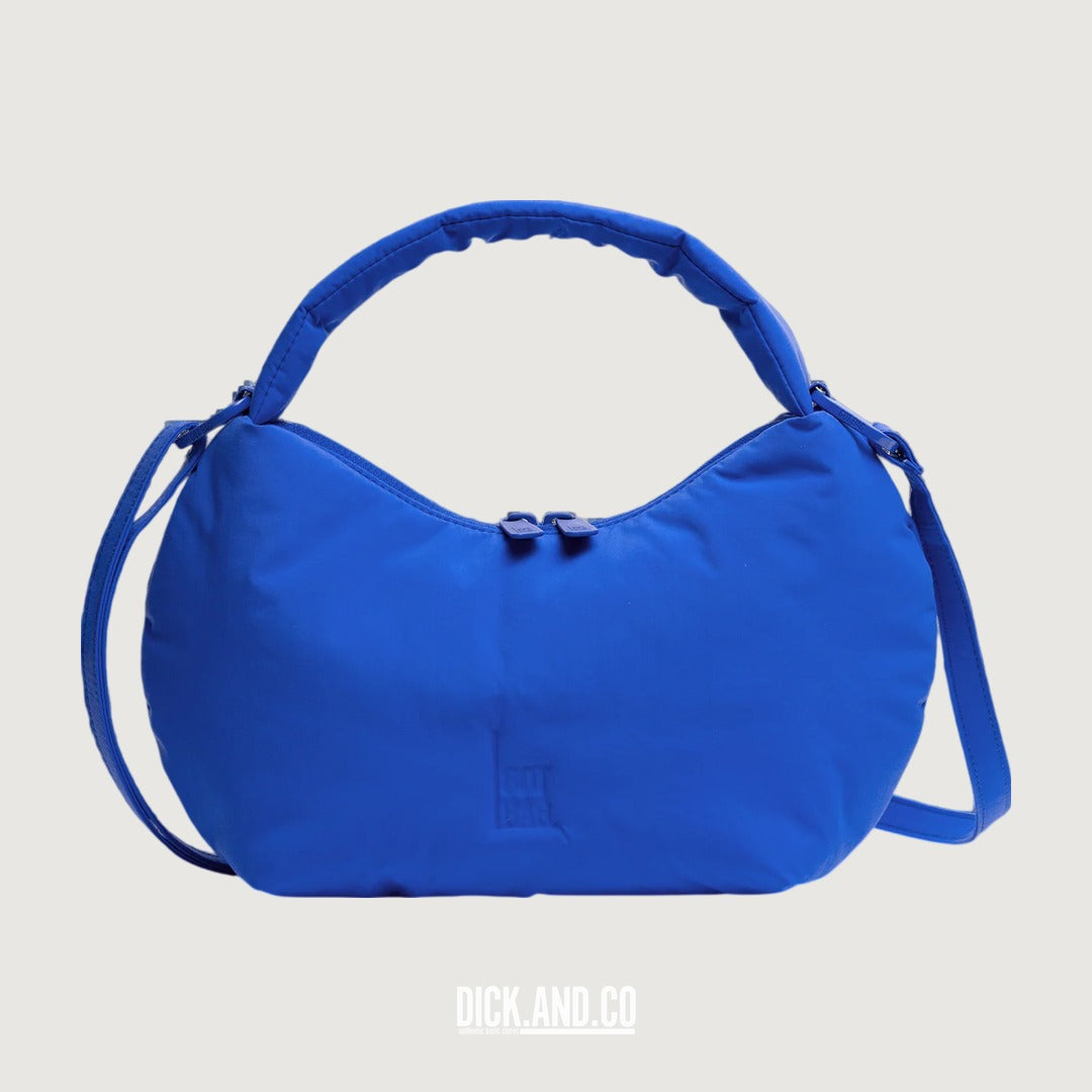GOT BAG Cloud Bead Bag in Blauw, vrijstaand vooraanzicht
