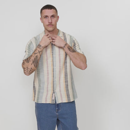 Short-sleeved Cuban shirt