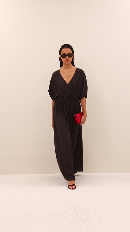 Long twill dress